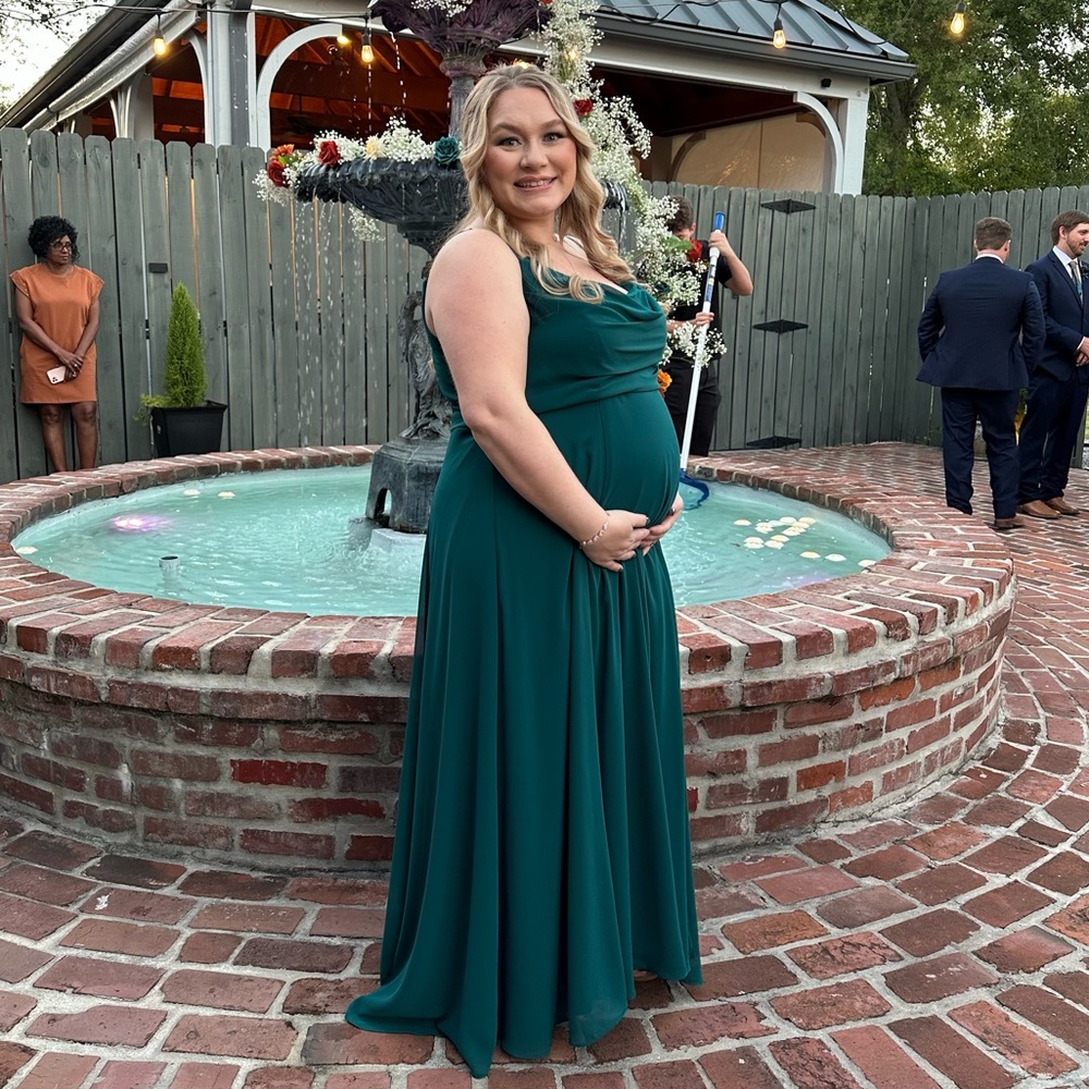 David’s Bridal Bridesmaid Dress- ALTERED TO FIT Maternity